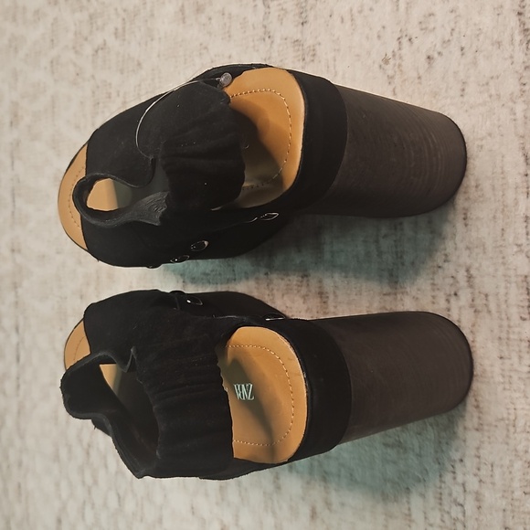 Zara Limited Edition Leather Studded Platform Clog Sandal - Picture 12 of 12